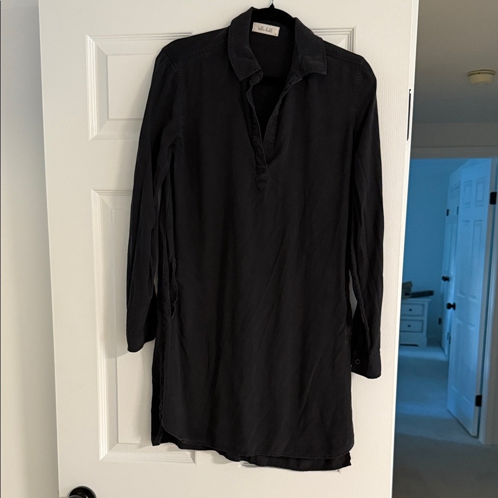 Bella Dahl Charcoal Button-Up Shirt